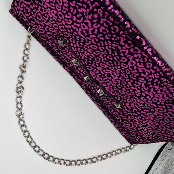 Betsey Johnson metallic cheetah clutch purse - Picture 6 of 6